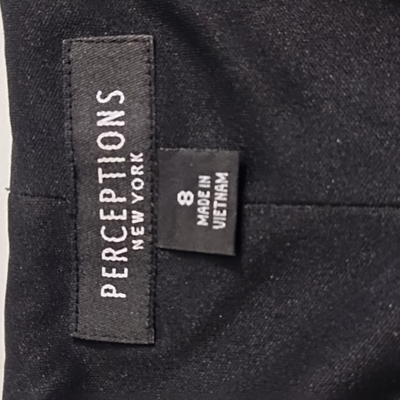 2 PC Perceptions NY Slinky Slip Over Tank Dress & Bolero Jacket  Rose Detail - Picture 9 of 12